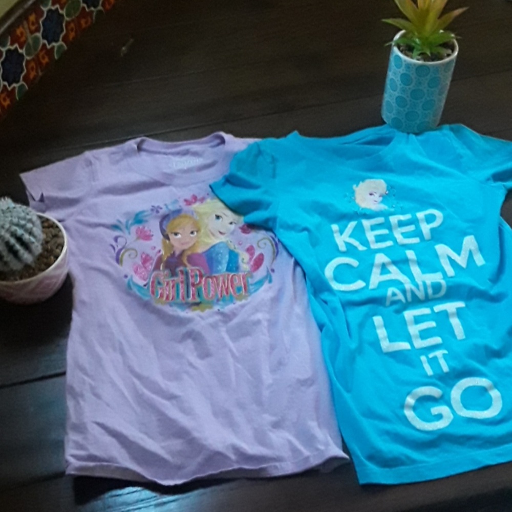 ❄❄6 Hour Sale❄❄Frozen Disney T shirt bundle